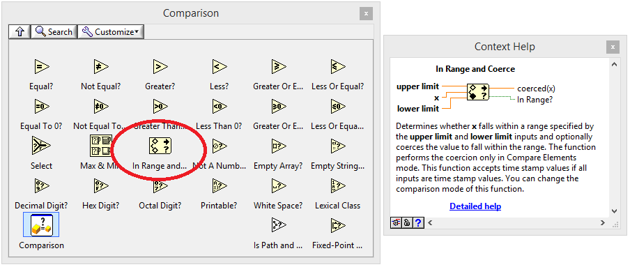 LabVIEW In Range and Coerce Comparison pallette.png